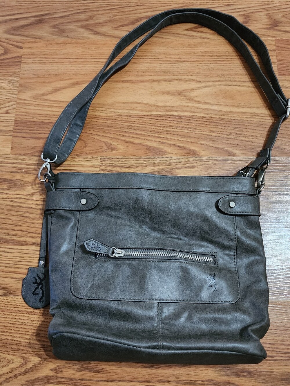 Browning Catrina Concealed Carry Purse Crossbody CCW Gun Handbag Charcoal Gray